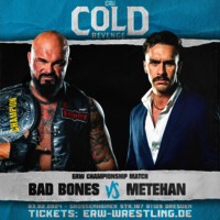 Ankündigungsbild Eastside Revolution Cold Revenge 2024: ERW Championship Match: Bad Bones John Klinger vs. Metehan