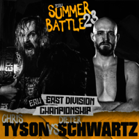 Ankündigungsbild Eastside Revolution Summer Battle 2023: ERW East Division Championship Match: Chris Tyson vs. Dieter Schwartz