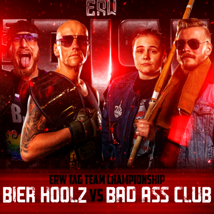 Ankündigungsbild Eastside Revolution Time to Rise 2023: ERW Tag Team Championship Match: Bier Hoolz vs. Bad Ass Club
