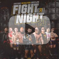 Veranstaltungsposter mit Hinweis auf den Youtube Release von Eastside Revolution Wrestling Fight Night 2023