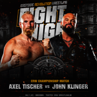 Ankündigungsbild Eastside Revolution Fight Night 2023: ERW Championship Match: Axel Tischer vs. John Klinger
